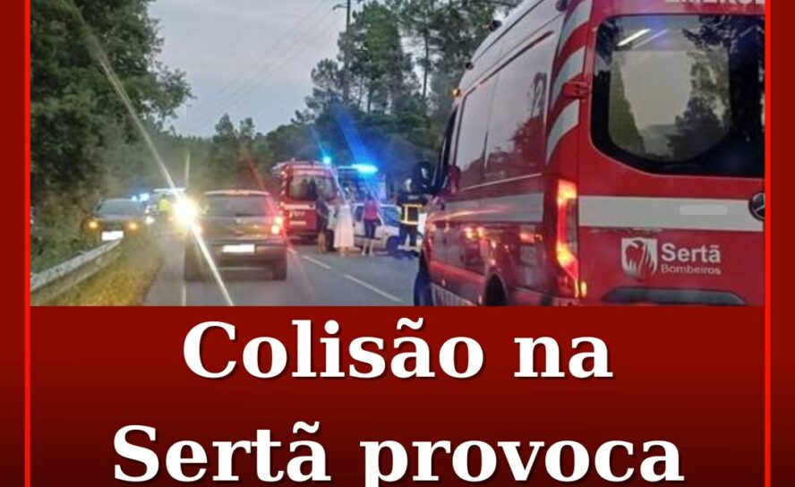Colisão na EN238, na Sertã