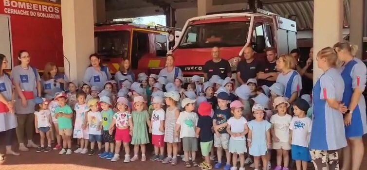 Crianças visitam e apoiam Bombeiros de Cernache do Bonjardim