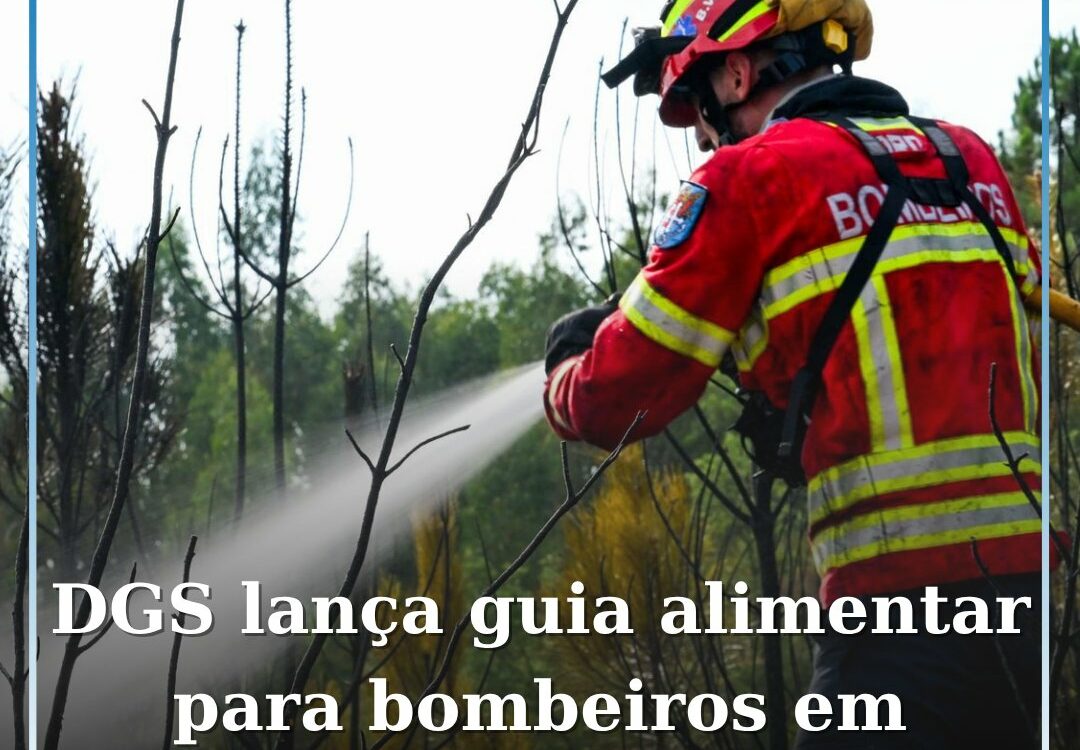 DGS lança guia alimentar para bombeiros em combate a incêndios