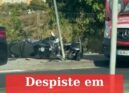 Despiste de mota em Castelo Branco