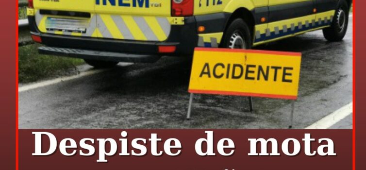 Despiste de mota na Covilhã faz um ferido grave