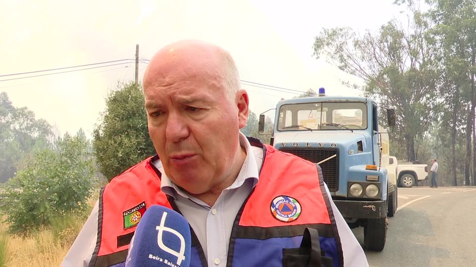 EM DIRETO: BEIRA BAIXA TV / Incêndio em São Vicente da Beira