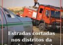 Estradas cortadas nos distritos da Guarda e de Coimbra