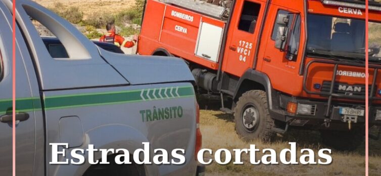 Estradas cortadas nos distritos da Guarda e de Coimbra