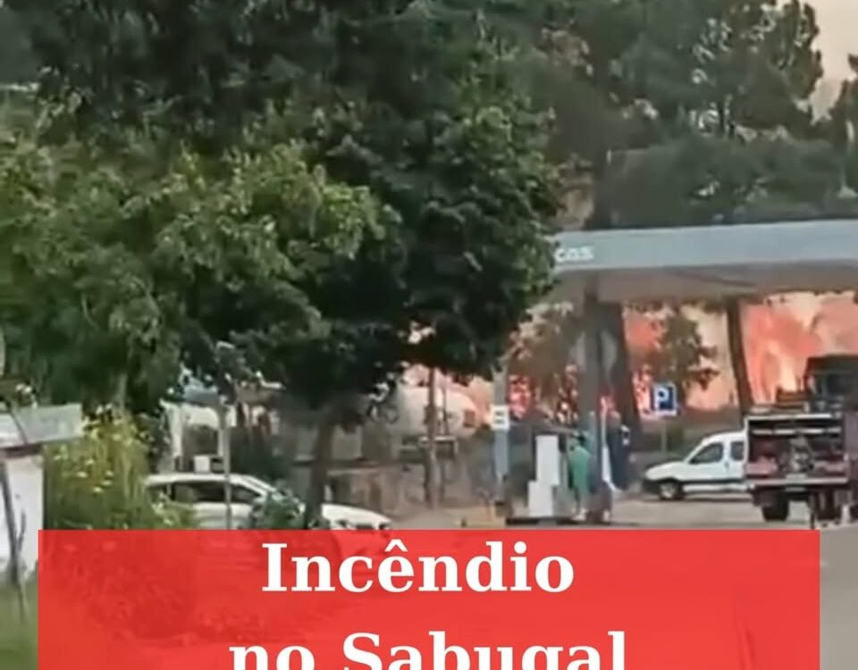 Fogo ameaça posto de combustível