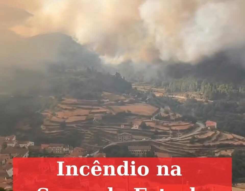 Fogo em Seia está mais ativo, mas sem populações em risco