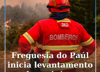Freguesia do Paul inicia levantamento de prejuízos causados pelo incêndio