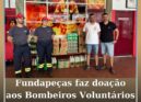 Fundapeças faz doação aos Bombeiros Voluntários do Fundão