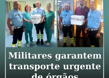 GNR de Castelo Branco assegura transporte de órgãos e produtos biológicos entre