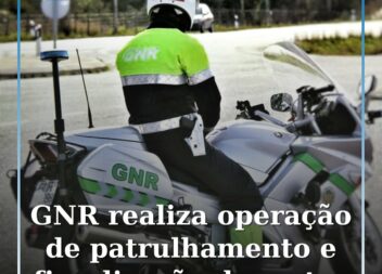 GNR realiza operação de patrulhamento e fiscalização de motos