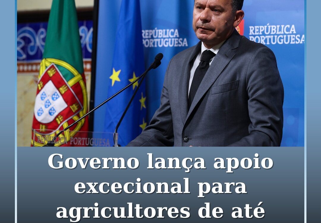 Governo lança apoio excecional para agricultores de até 10.000 euros