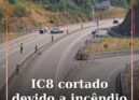 IC8 cortado devido a incêndio em Pedrógão Grande