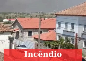 Incêndio com grande intensidade em Trancoso