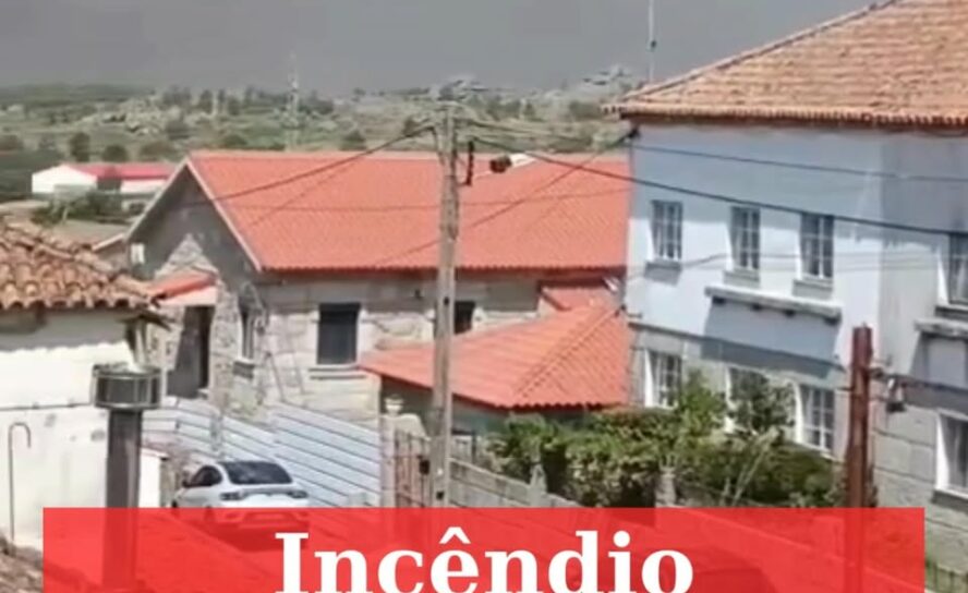 Incêndio com grande intensidade em Trancoso