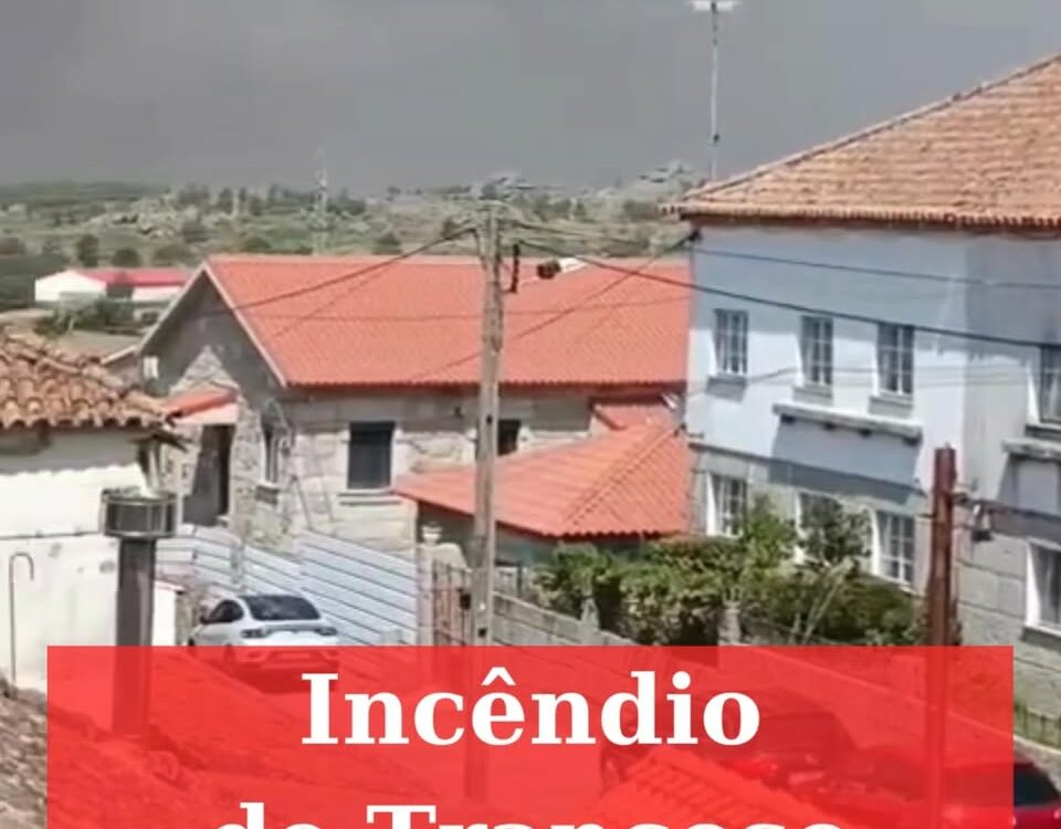 Incêndio com grande intensidade em Trancoso