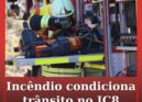 Incêndio condiciona circulação no IC8