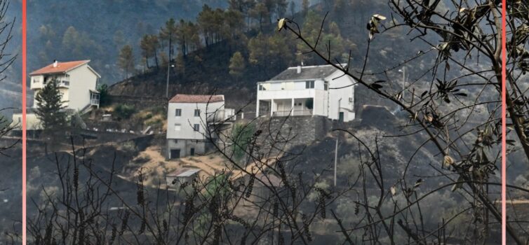 Incêndio destruiu duas casas e consumiu mais de 20 mil hectares na Covilhã