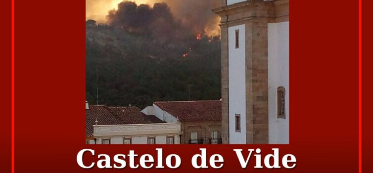 Incêndio em Portalegre alastra a Castelo de Vide