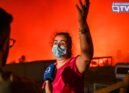 Incêndio na Covilhã volta a ficar fora de controlo devido ao vento