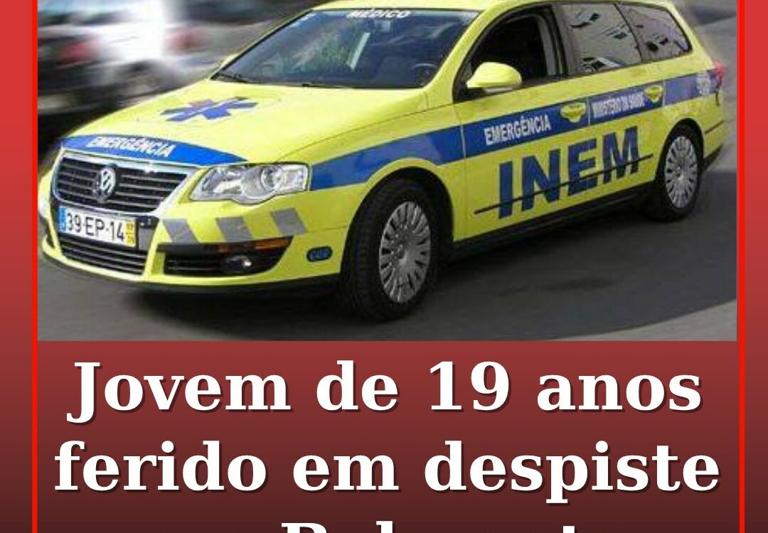 Jovem de 19 anos ferido em despiste em Belmonte