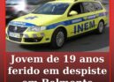 Jovem de 19 anos ferido em despiste em Belmonte