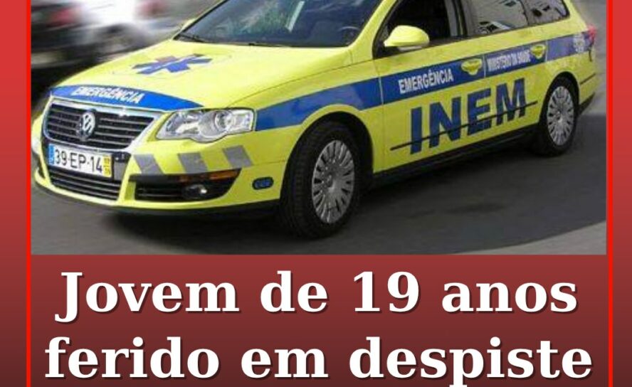 Jovem de 19 anos ferido em despiste em Belmonte