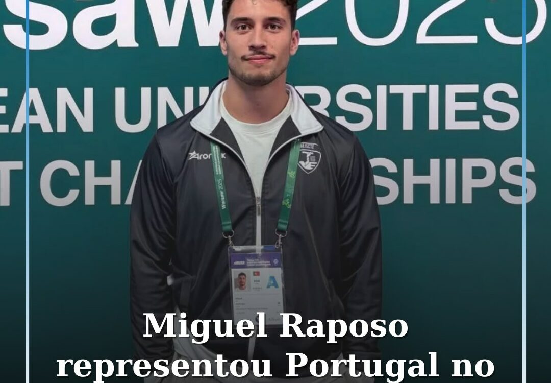 Miguel Raposo representou Portugal no Campeonato da Europa Universitário em Vars