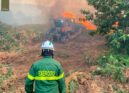 Militares do Exército continuam destacados no combate aos incêndios em várias re
