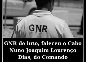 Morreu o cabo Nuno Joaquim Lourenço Dias, da GNR de Portalegre