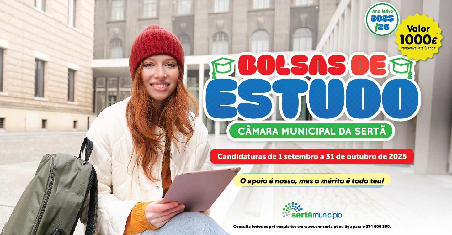 Município da Sertã atribui bolsas de estudo para o Ensino Superior
