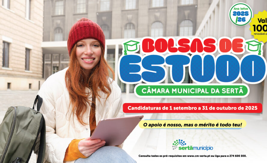 Município da Sertã atribui bolsas de estudo para o Ensino Superior