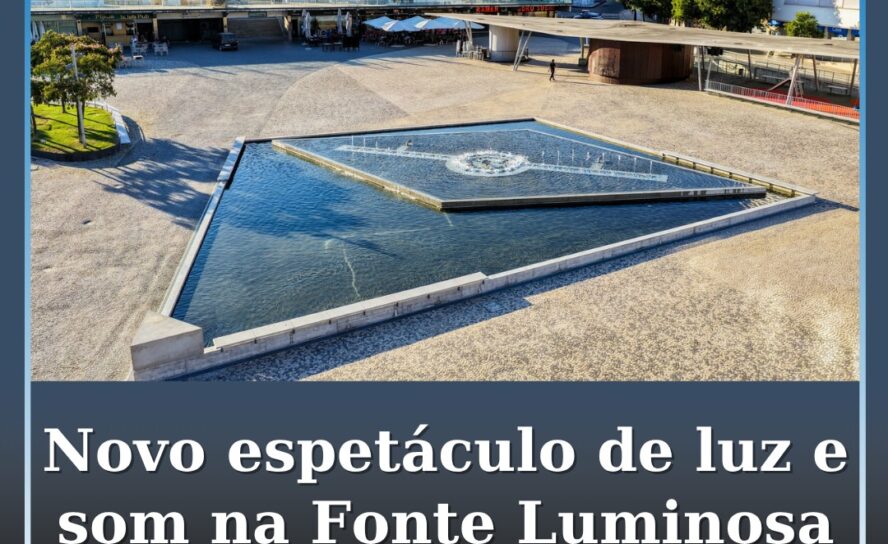 Novo espetáculo de luz e som na Fonte Luminosa de Castelo Branco