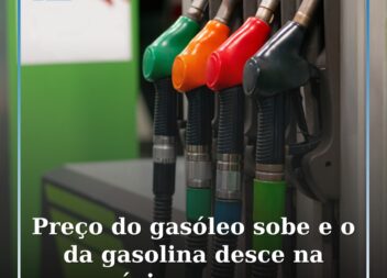 Preço do gasóleo sobe e o da gasolina desce na próxima semana