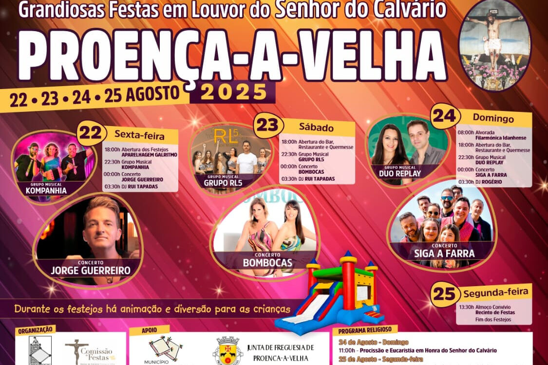 Proença-a-Velha prepara-se para quatro dias de festa e tradição em honra do Senh