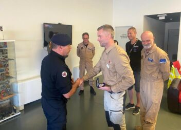 Proteção Civil despede-se da equipa sueca dos aviões Fire Boss em Castelo Branco