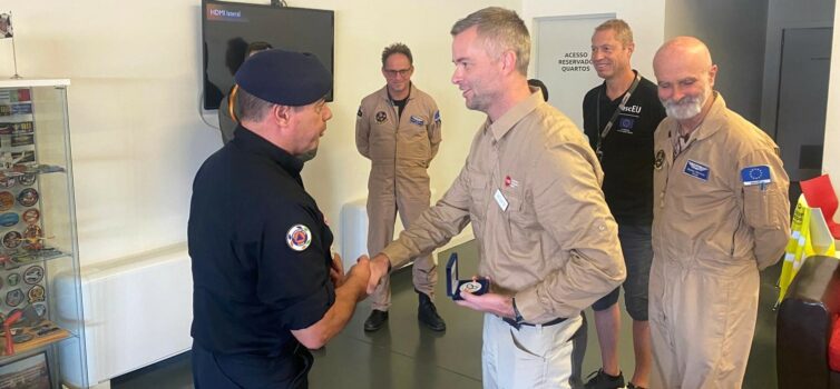 Proteção Civil despede-se da equipa sueca dos aviões Fire Boss em Castelo Branco