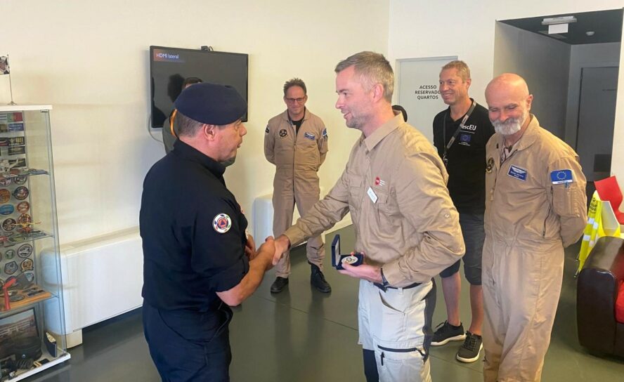 Proteção Civil despede-se da equipa sueca dos aviões Fire Boss em Castelo Branco