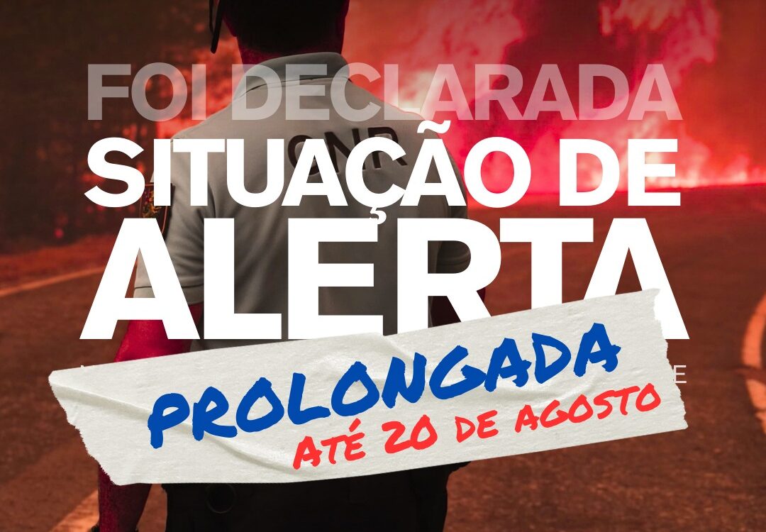 Situação de Alerta em Portugal Continental prolongada até 20 de agosto