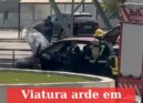 Viatura arde na zona industrial de Castelo Branco
