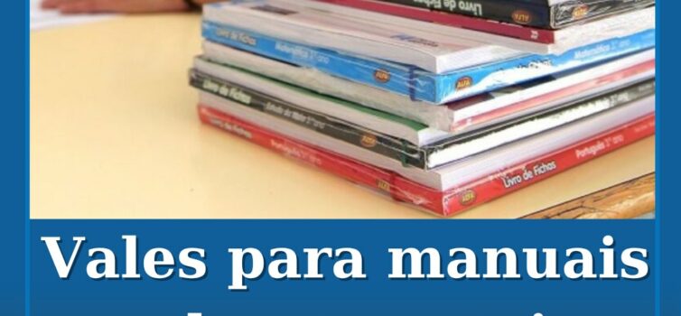 Vouchers para manuais escolares gratuitos já estão disponíveis