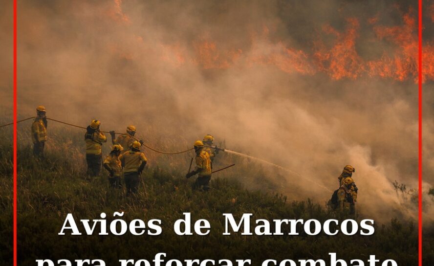 ‘Canadair’ inoperacionais: Portugal recebe aviões de Marrocos para reforçar comb