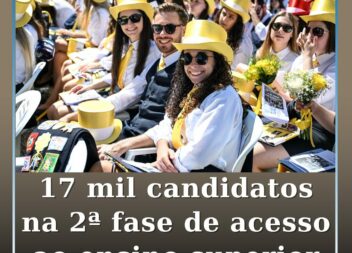 17 mil candidatos na 2ª fase de acesso ao ensino superior