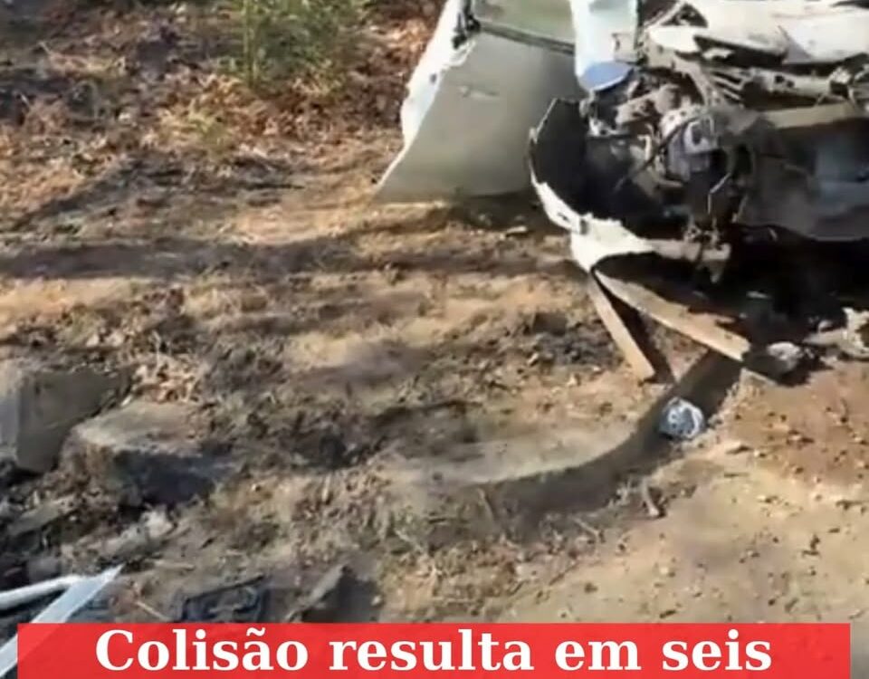 Violento acidente origina seis feridos