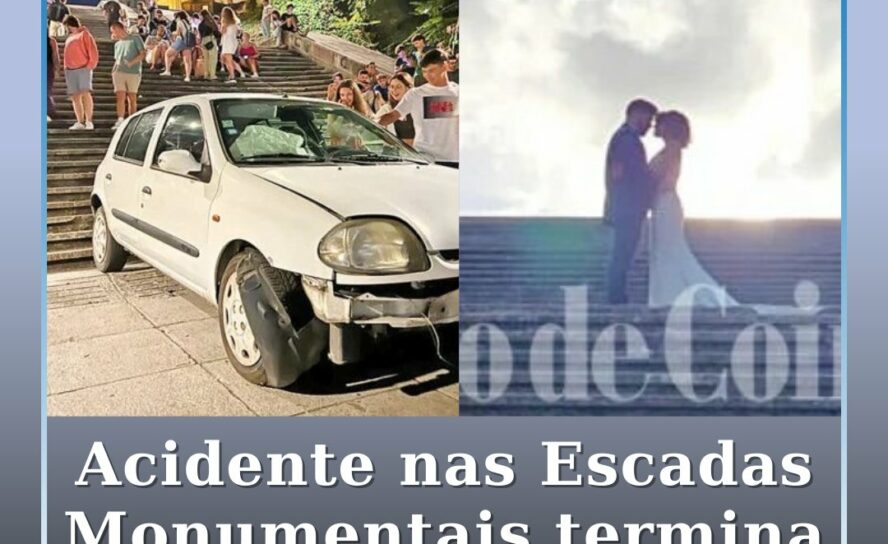 Acidente nas Escadas Monumentais termina em casamento