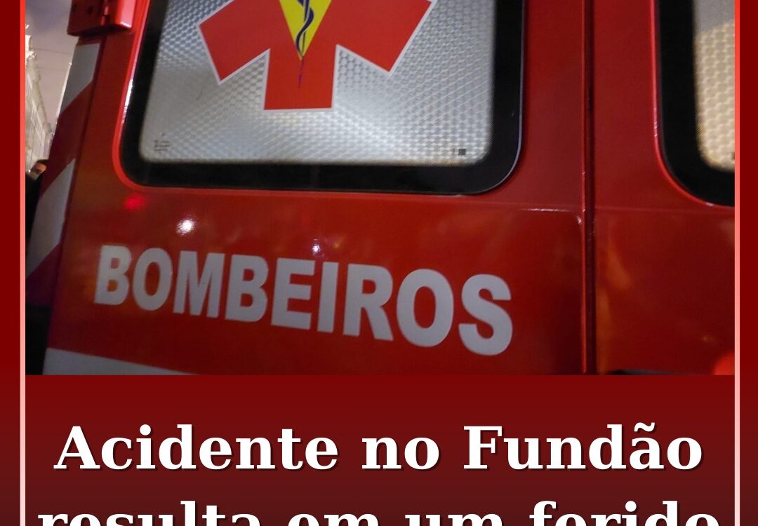 Acidente no Fundão resulta em um ferido
