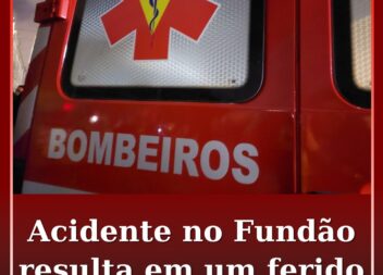 Acidente no Fundão resulta em um ferido