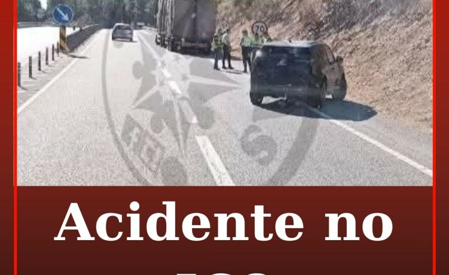Acidente resulta em danos materiais