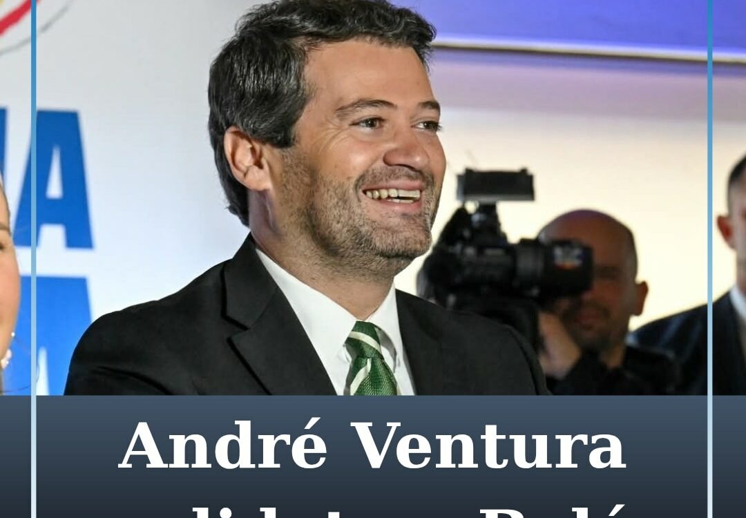 André Ventura confirma candidatura a Belém