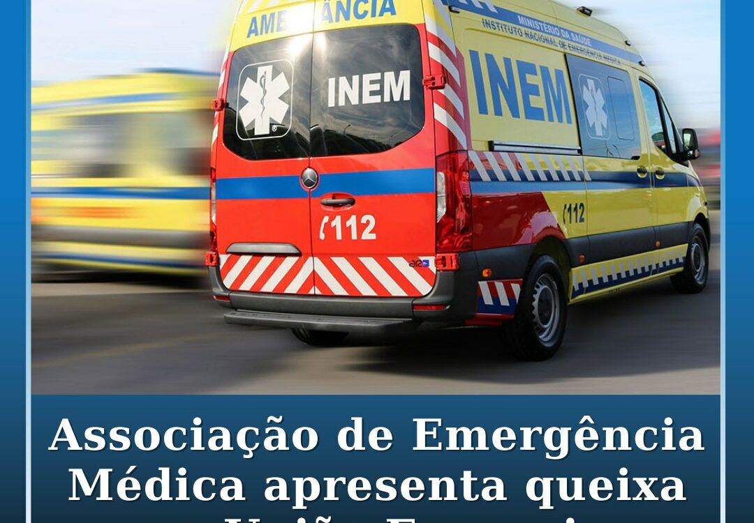 Associação de Emergência Médica apresenta queixa na UE devido a falhas no INEM