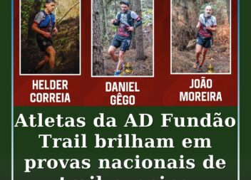 Atletas da AD Fundão Trail brilham em provas nacionais de trail running